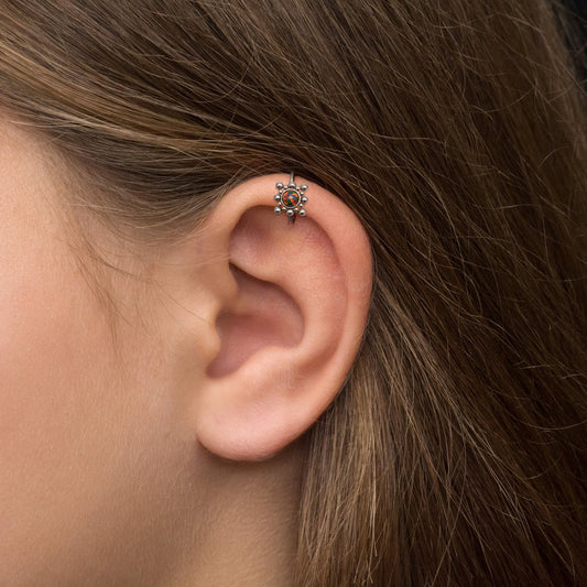 Forward Helix Earring Titanium - TitaniumFashion