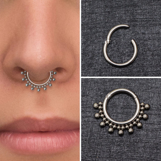 Septum Ring Surgical Steel - TitaniumFashion