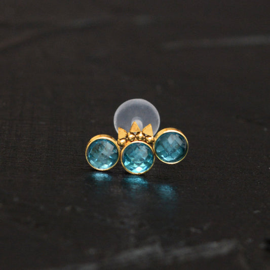 Curved Bar Piercing Bioflex - TitaniumFashion