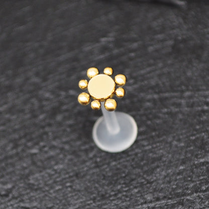 Bioflex Medusa Lip Piercing - TitaniumFashion