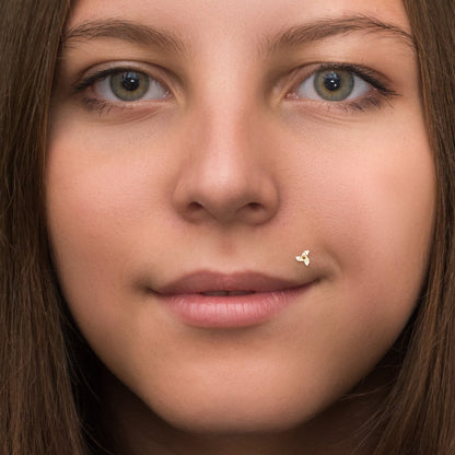 Bioflex Medusa Lip Piercing - TitaniumFashion