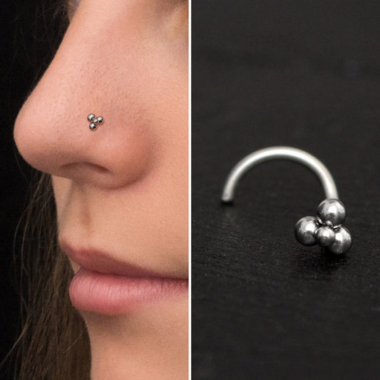Nose Stud Ring Titanium - TitaniumFashion