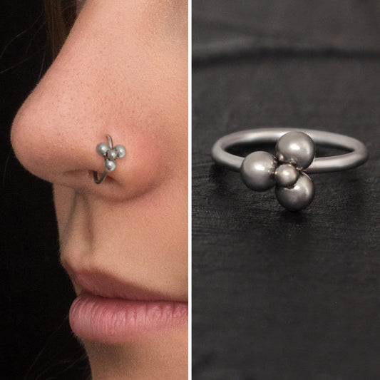 Nose Ring Titanium Implant Grade - TitaniumFashion