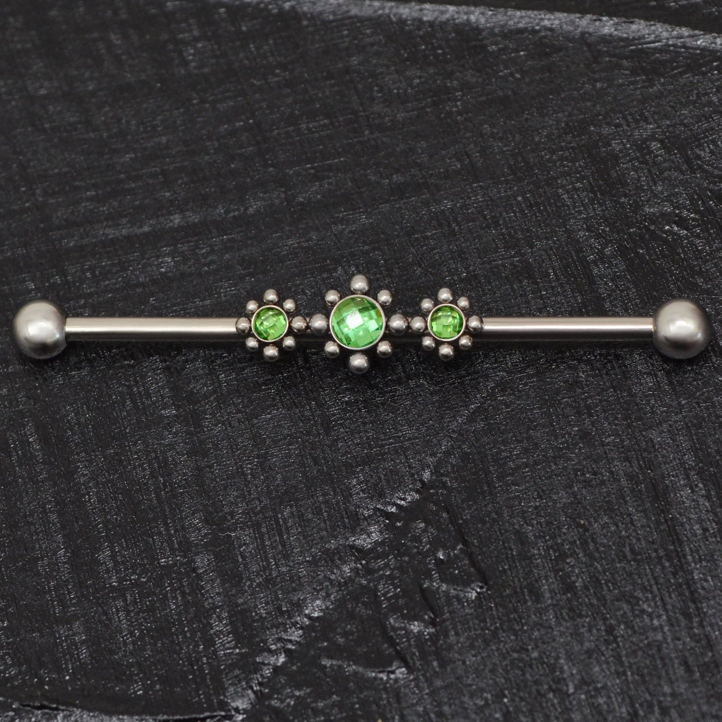 Titanium Industrial Barbell 14g - TitaniumFashion