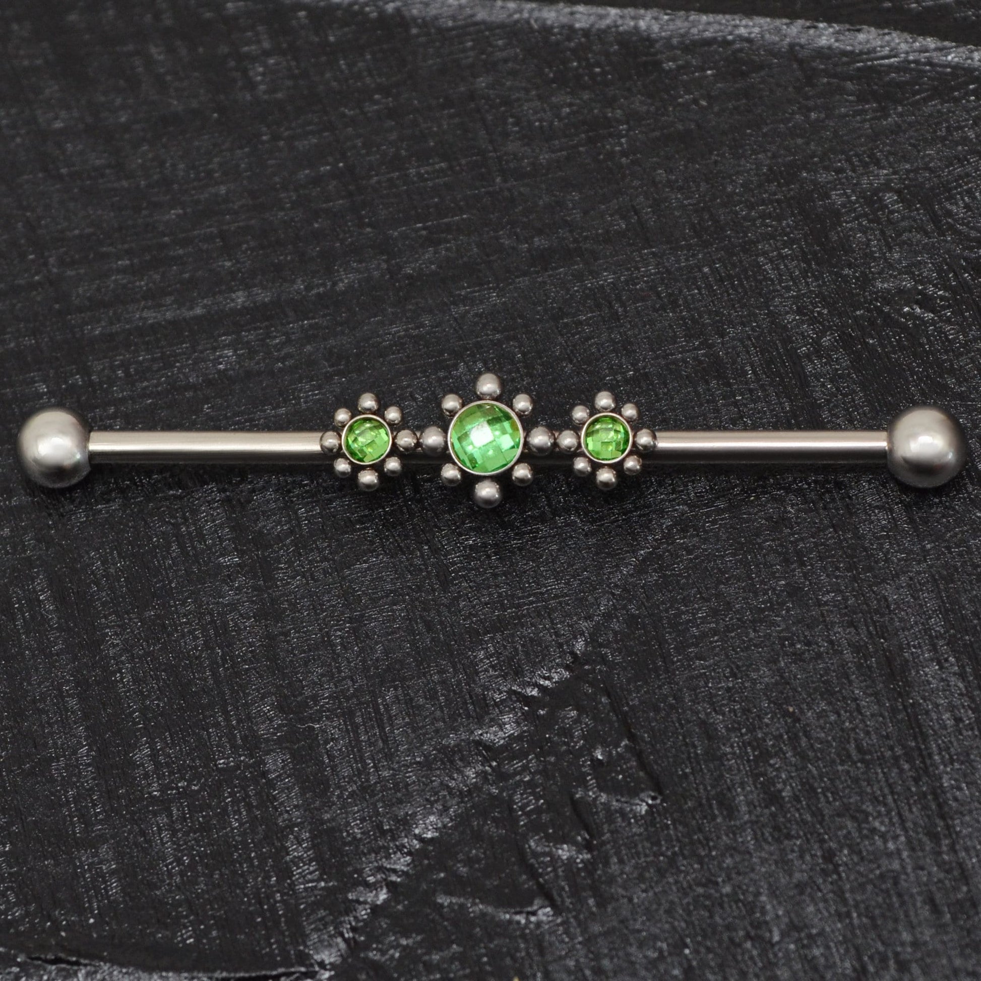 Titanium Industrial Barbell 14g - TitaniumFashion