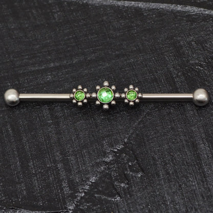 Titanium Industrial Barbell 14g - TitaniumFashion