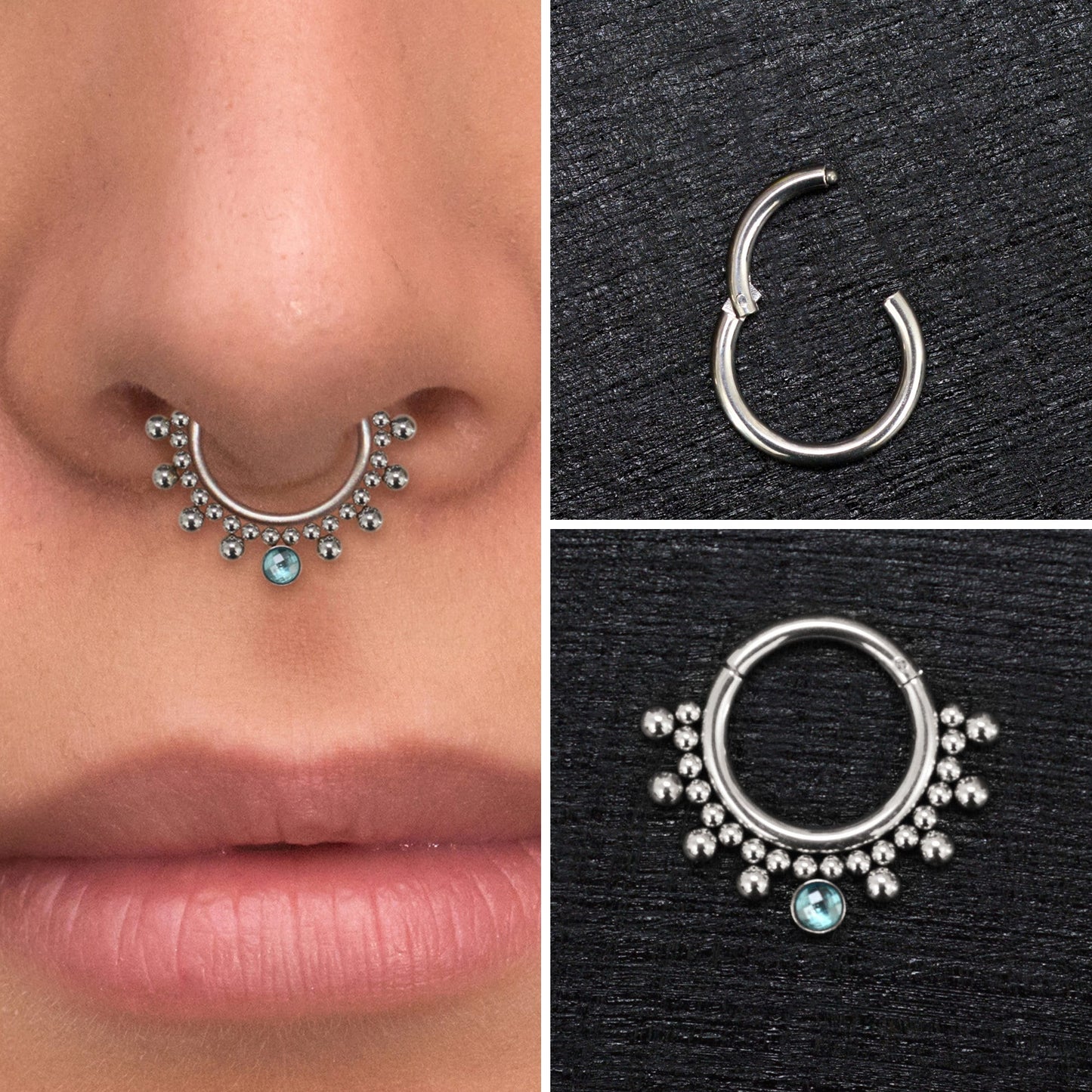 Titanium Septum Ring - TitaniumFashion