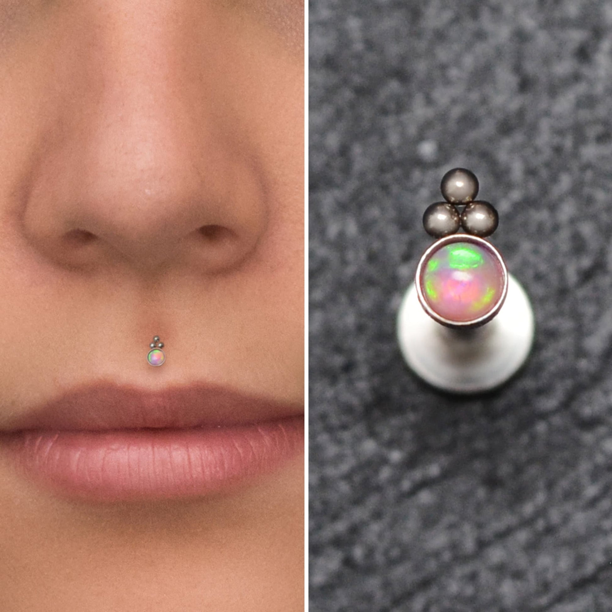 Classy Medusa Piercing Labret Stud Medusa Piercing Stud Ring In