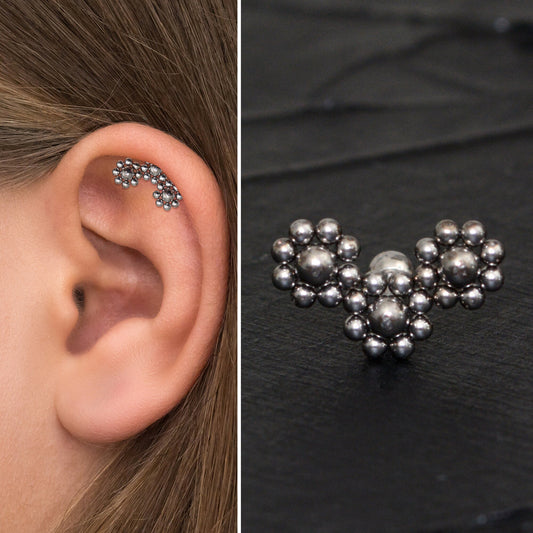 Titanium Curved Bar Piercing - TitaniumFashion