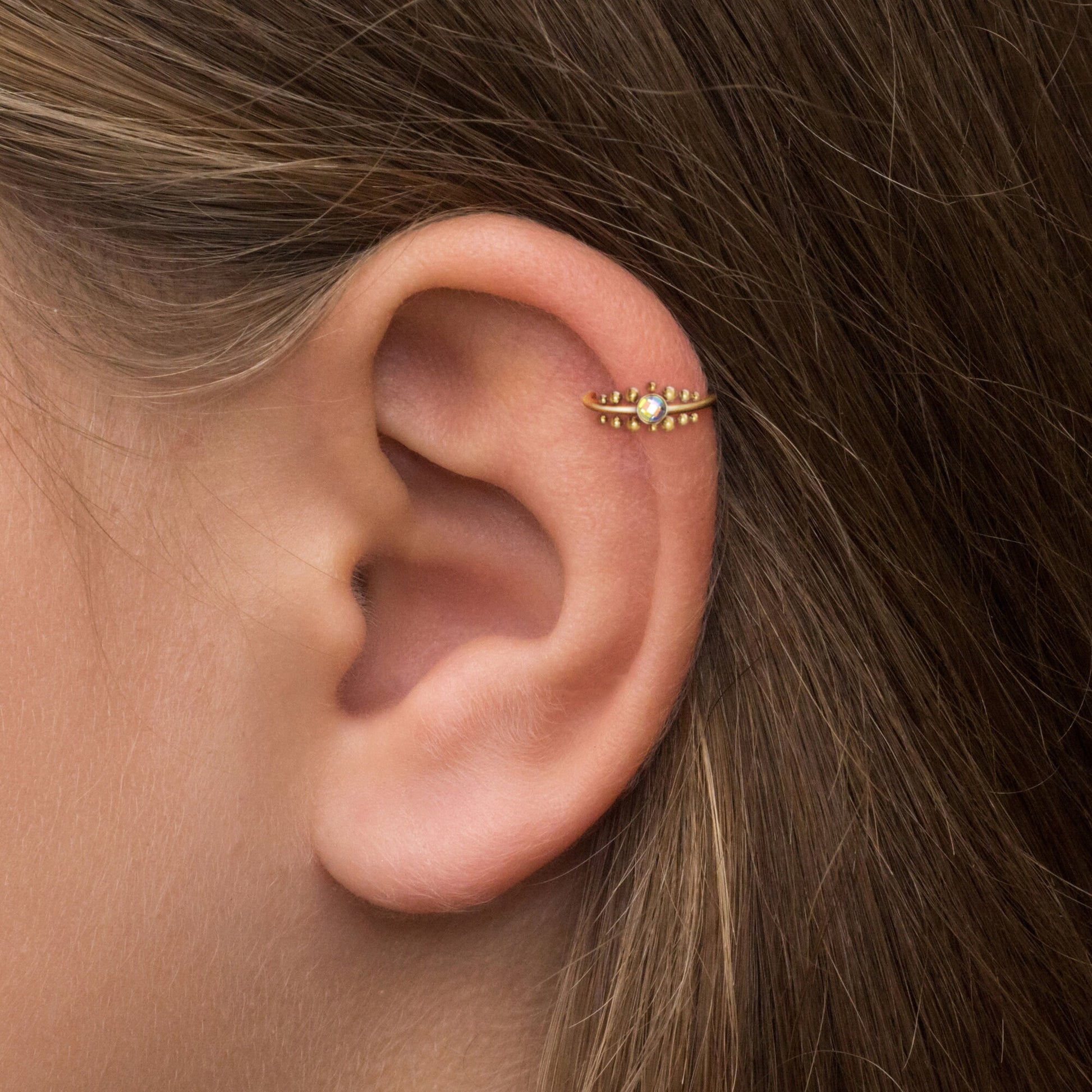 Cartilage Piercing Surgical Steel - TitaniumFashion