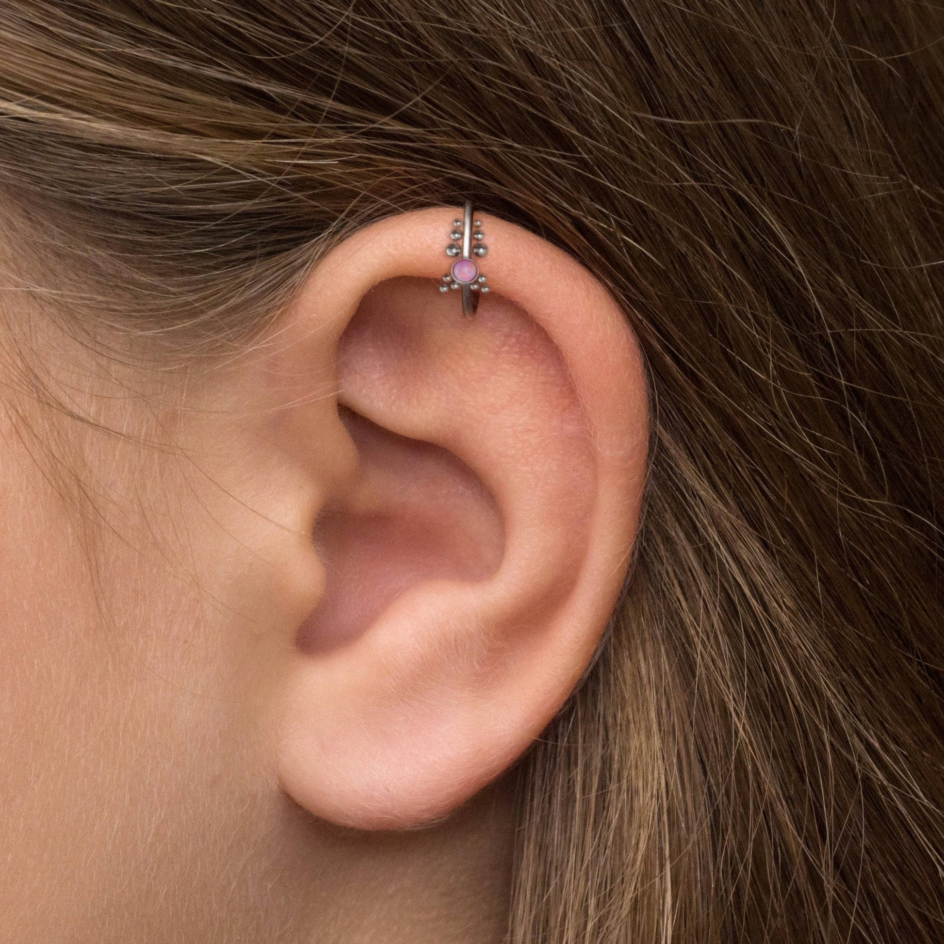 Forward Helix Earring Surgical Steel - TitaniumFashion