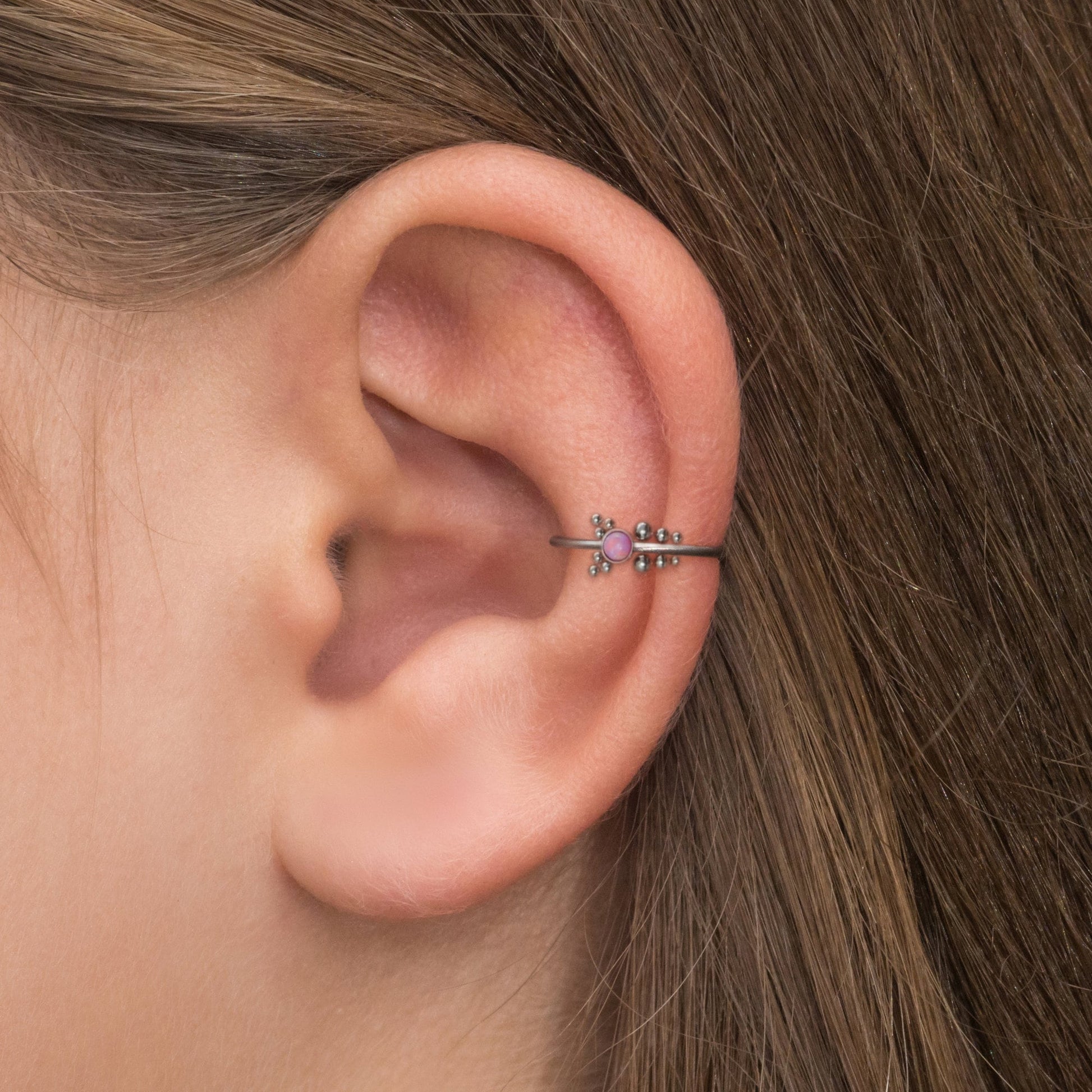 Forward Helix Earring Surgical Steel - TitaniumFashion