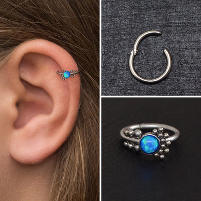 Surgical Steel Conch Piercing - TitaniumFashion