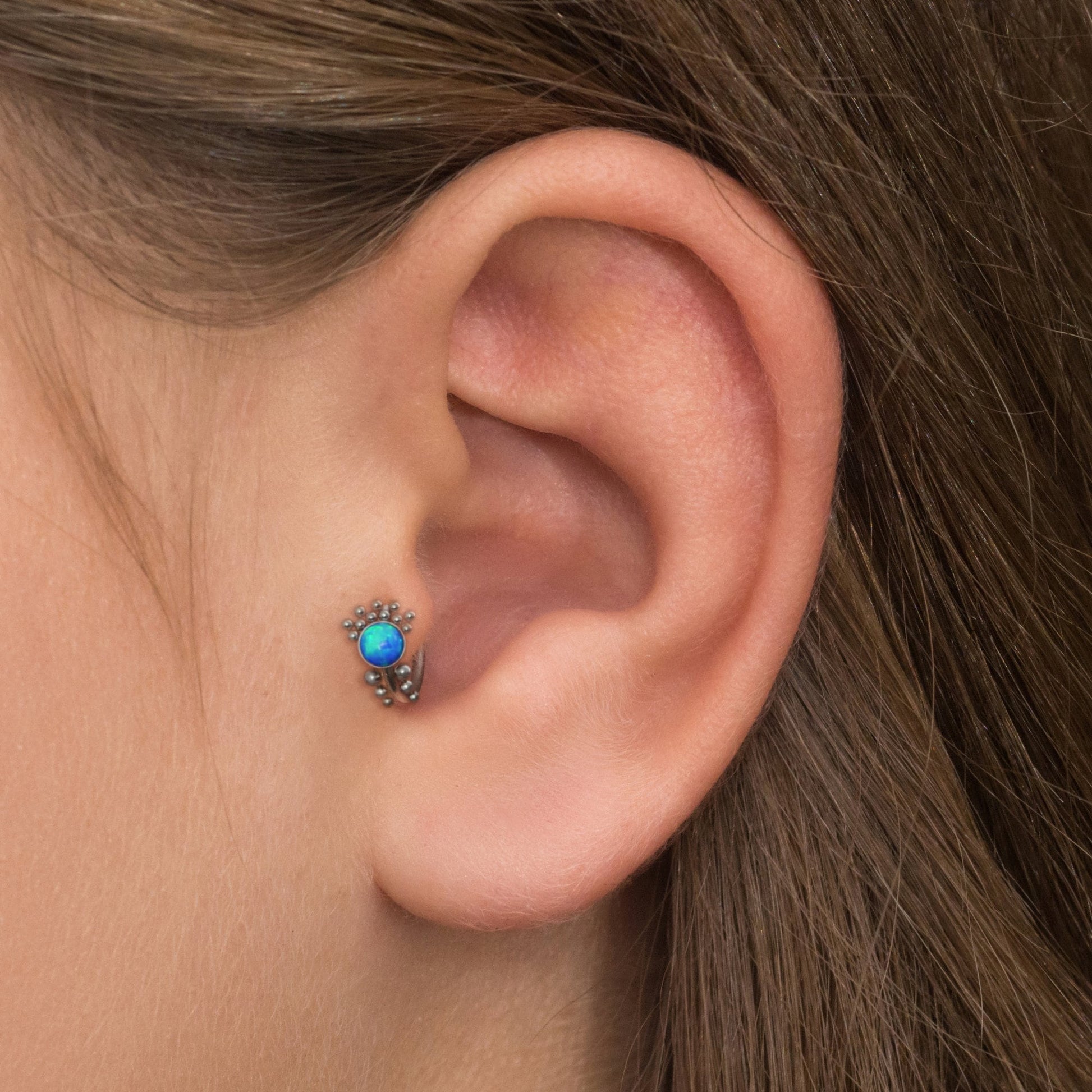 Surgical Steel Conch Piercing - TitaniumFashion