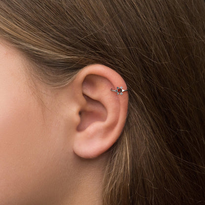 Forward Helix Earring Surgical Steel - TitaniumFashion