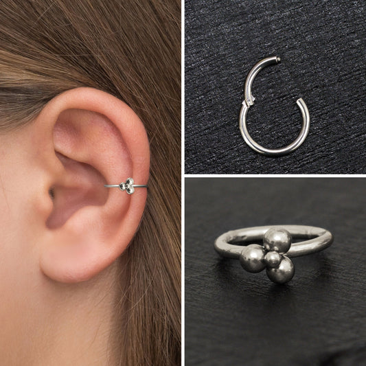 Titanium Conch Piercing - TitaniumFashion