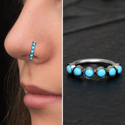 Nose Piercing Surgical Steel - TitaniumFashion