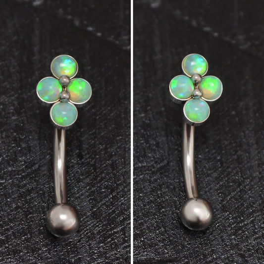 Opal Rook Earring Titanium - TitaniumFashion