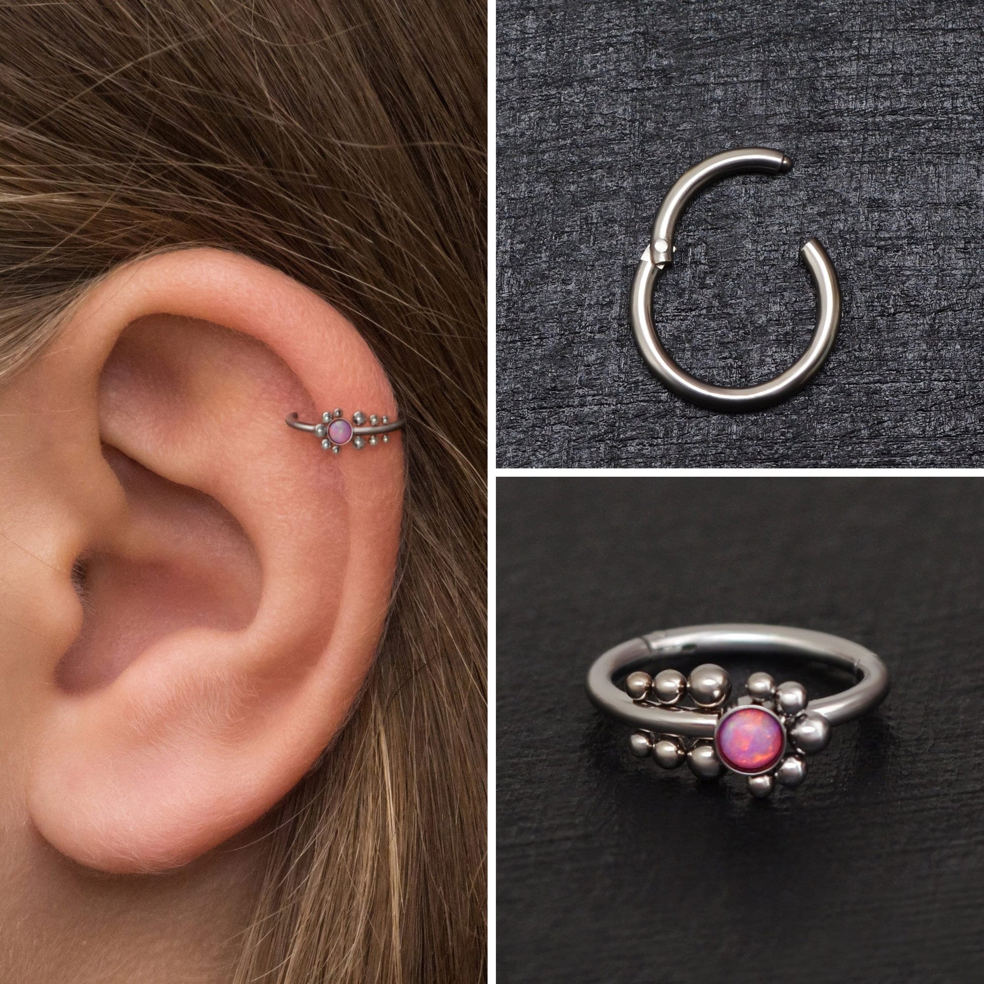 Cartilage Piercing Implant Grade Titanium - TitaniumFashion