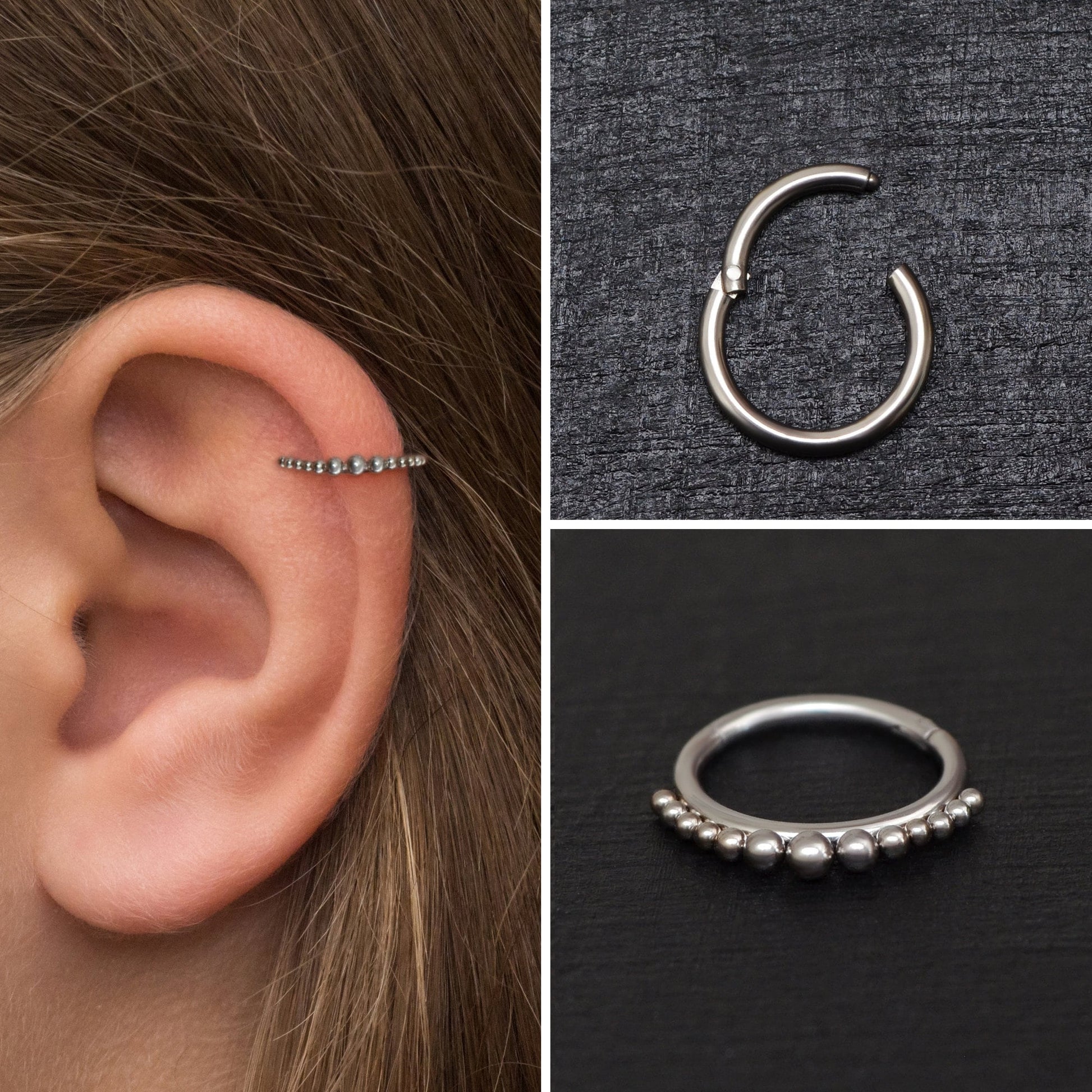 Titanium Tragus Earring Hoop - TitaniumFashion