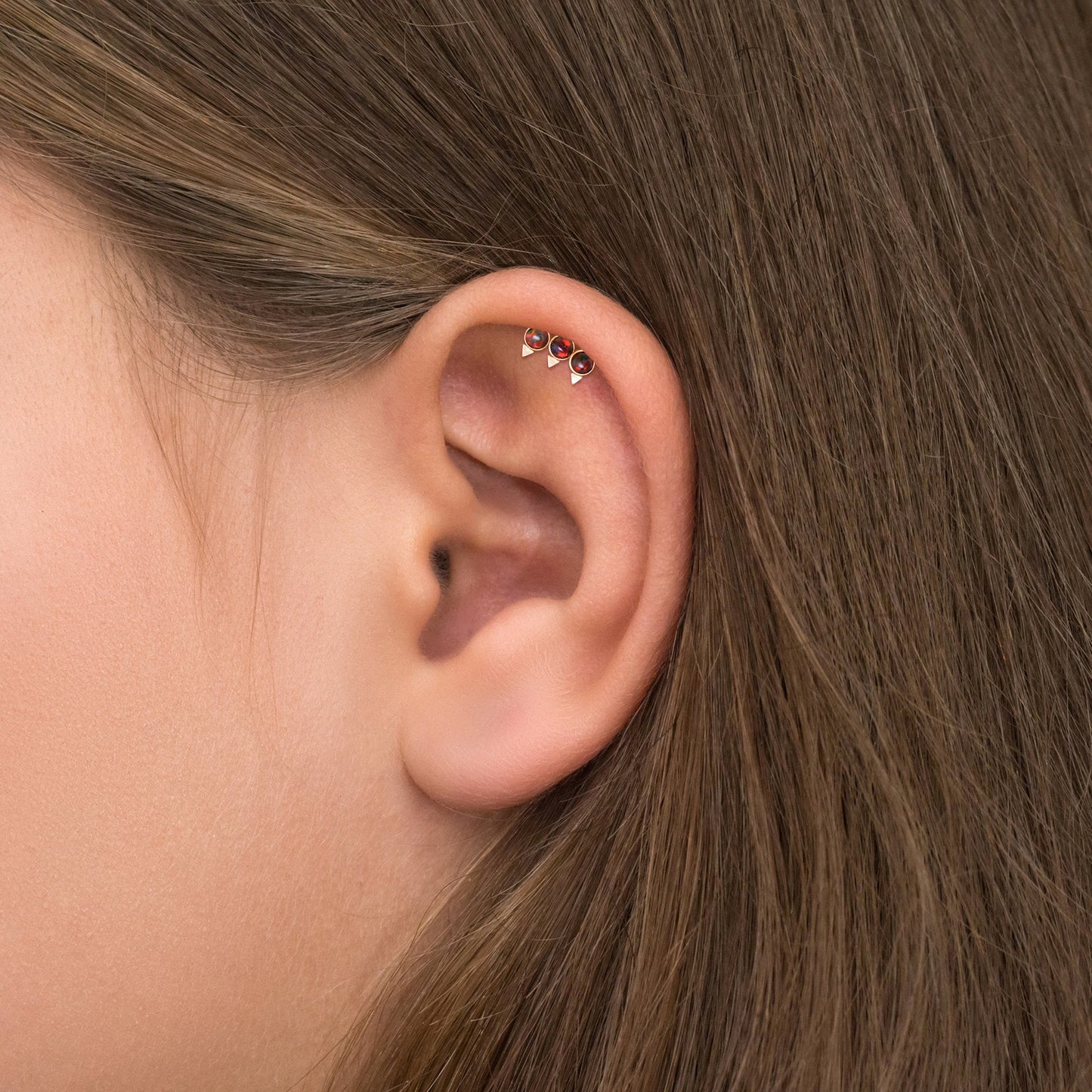 Cartilage Curved Bar Earring Bioflex - TitaniumFashion