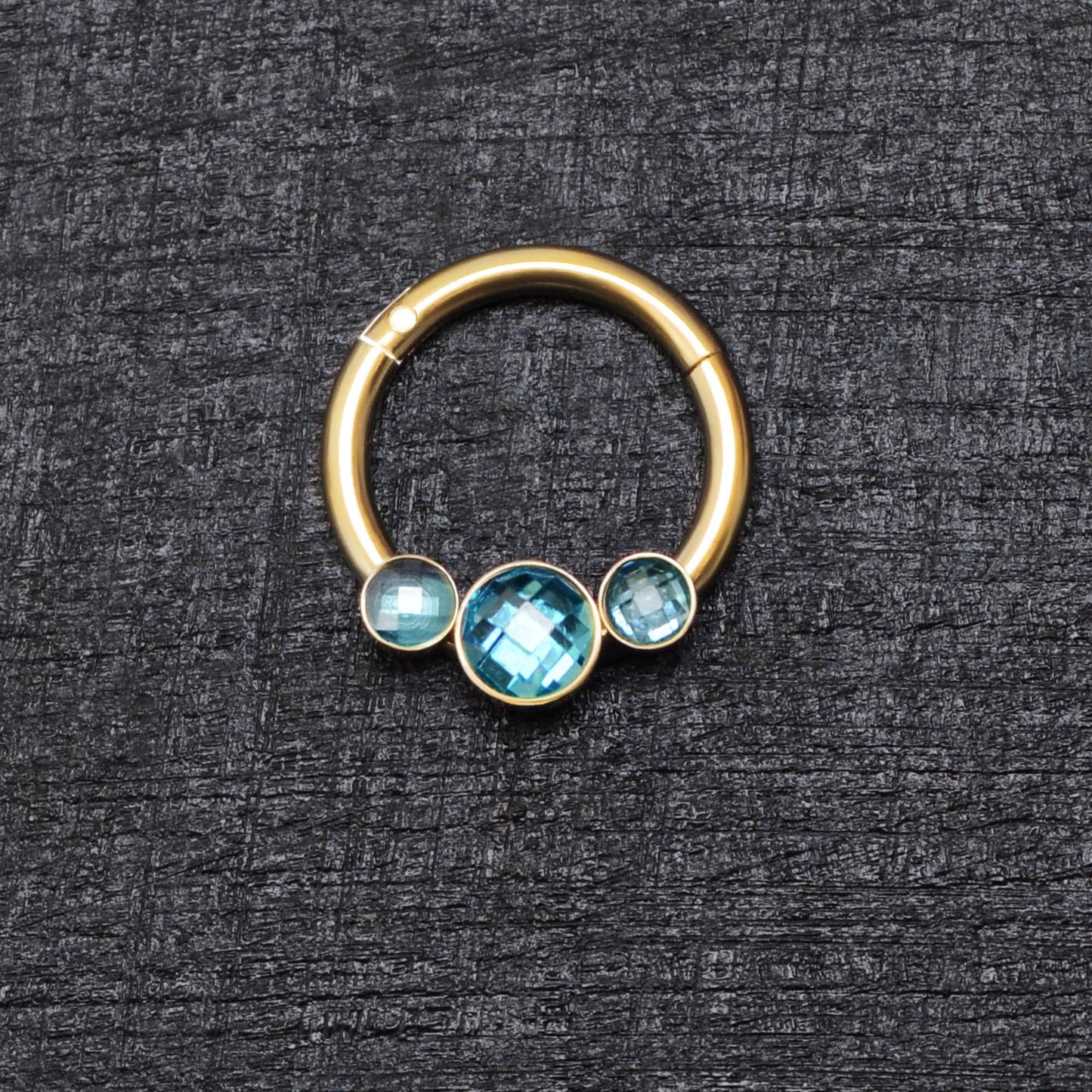 Surgical Steel Septum Ring Clicker Earring - TitaniumFashion