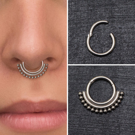 Septum Ring Titanium Implant Grade - TitaniumFashion