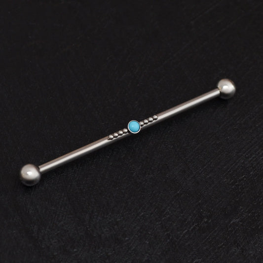 Titanium Industrial Barbell 14g - TitaniumFashion