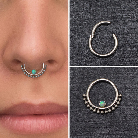 Daith Earring Surgical Steel - TitaniumFashion