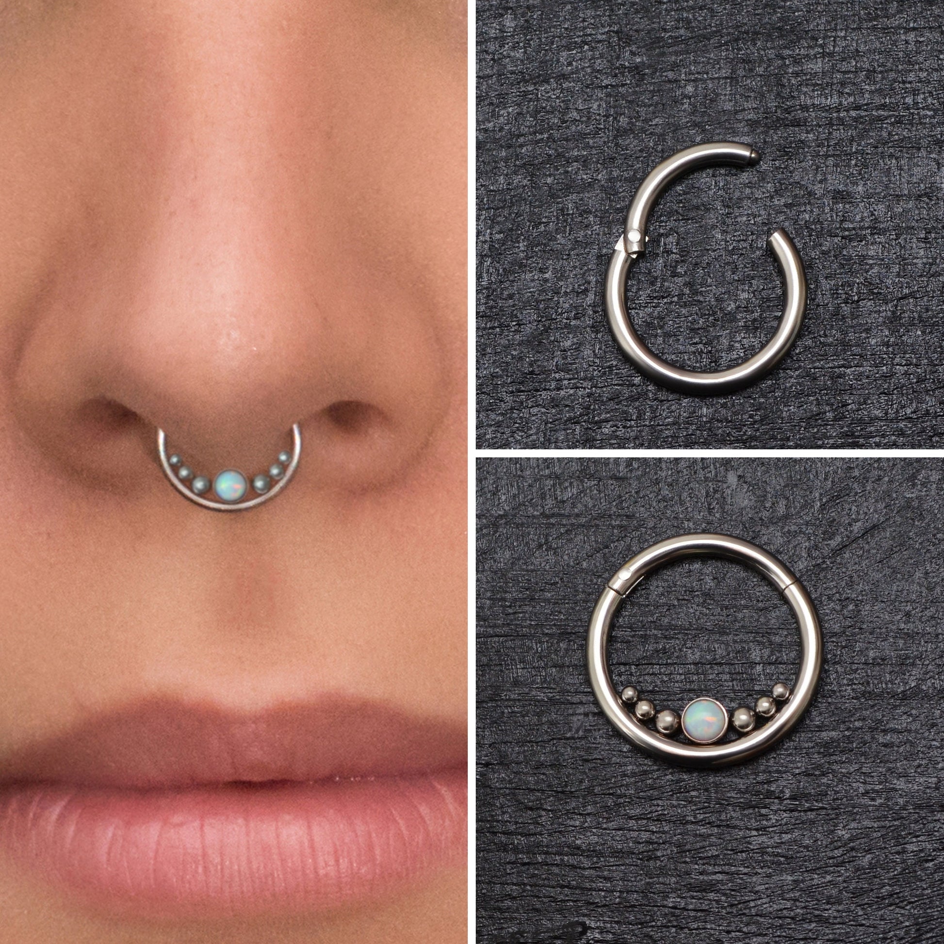 Septum Ring Surgical Steel - TitaniumFashion