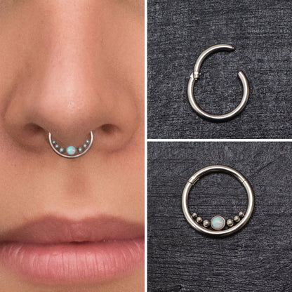 Septum Ring Surgical Steel - TitaniumFashion