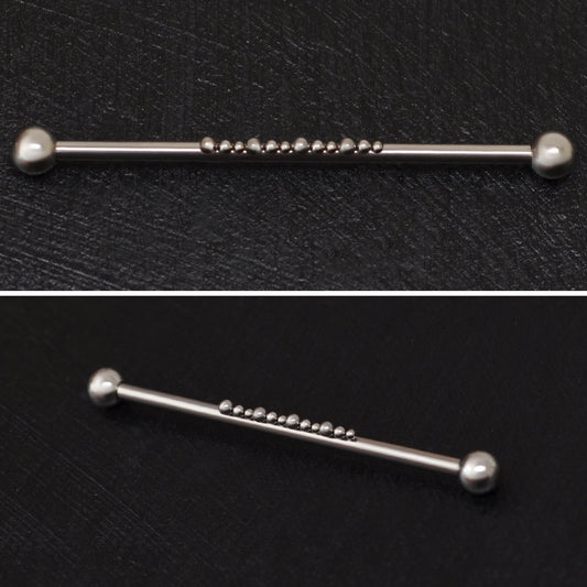 Industrial Barbell Surgical Steel - TitaniumFashion