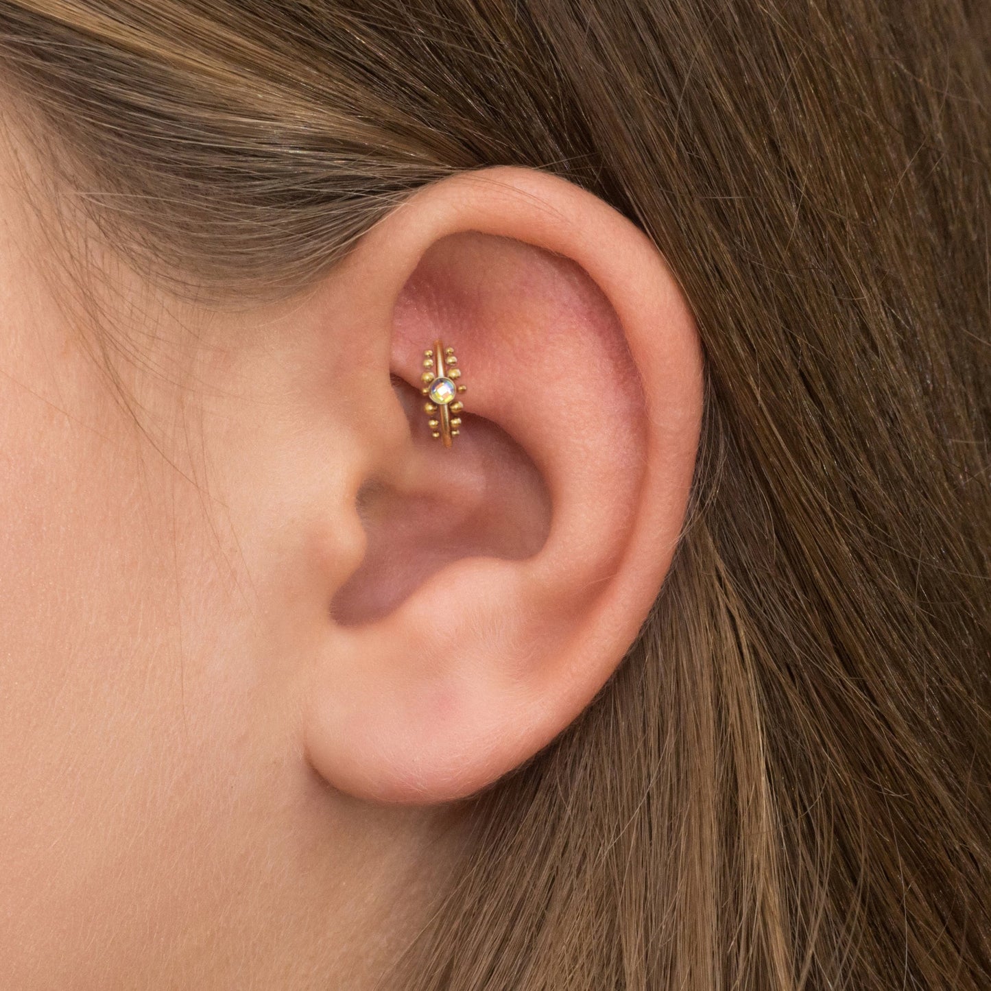 Cartilage Piercing Surgical Steel - TitaniumFashion