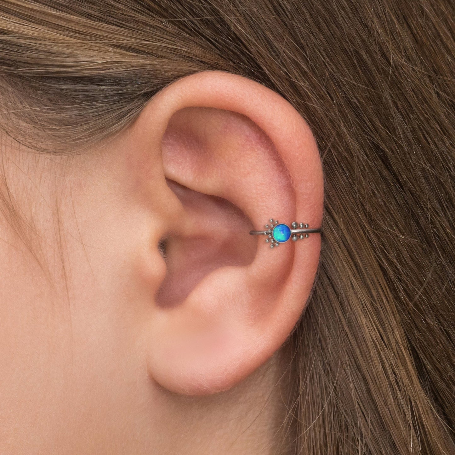 Surgical Steel Conch Piercing - TitaniumFashion