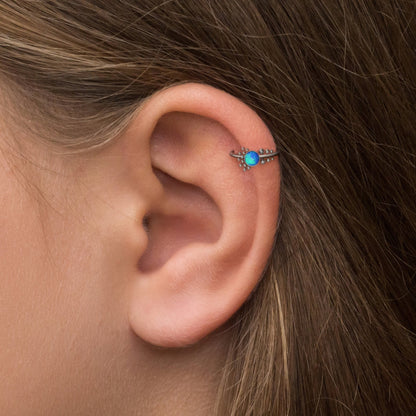 Surgical Steel Conch Piercing - TitaniumFashion