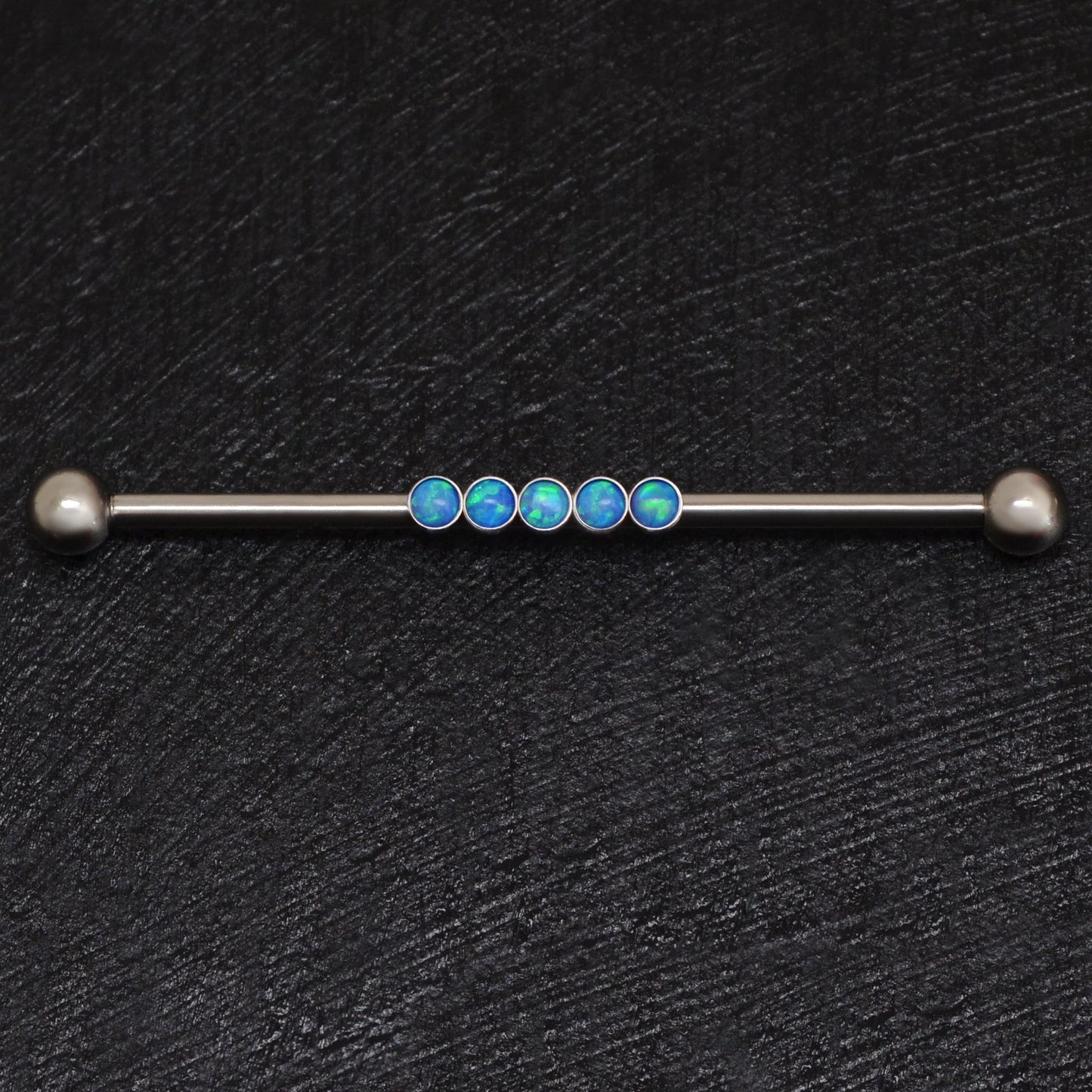 Opal Industrial Piercing 14g - TitaniumFashion