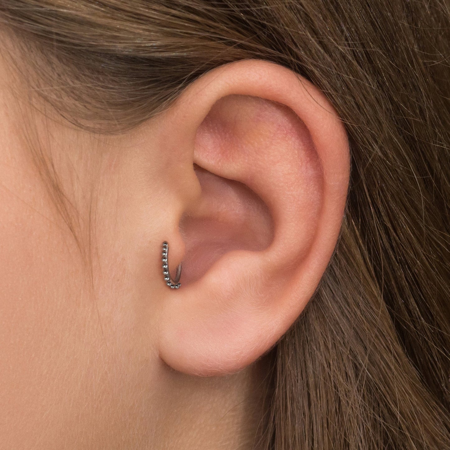 Rook Earring Surgical Steel - TitaniumFashion