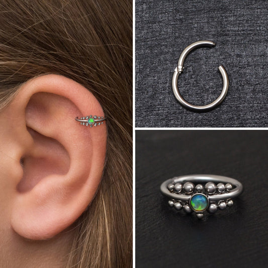 Cartilage Piercing Implant Grade Titanium - TitaniumFashion