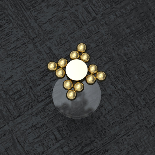 Bioflex Medusa Lip Piercing - TitaniumFashion