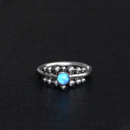 Opal Nose Jewelry Titanium - TitaniumFashion