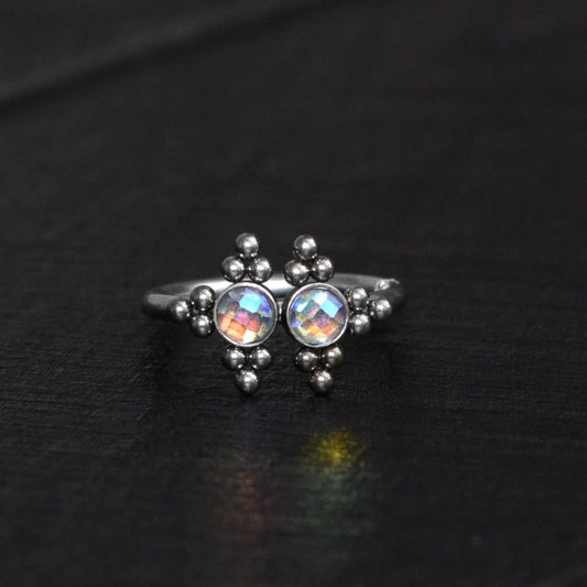 CZ Nose Ring Titanium Implant Grade - TitaniumFashion