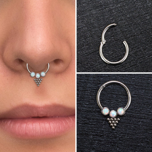 Daith Earring Surgical Steel - TitaniumFashion