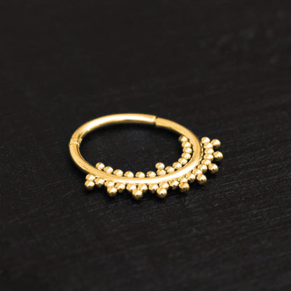 Septum Hoop Surgical Steel - TitaniumFashion