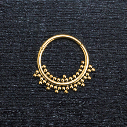 Septum Hoop Surgical Steel - TitaniumFashion
