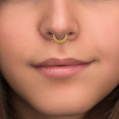 Septum Hoop Surgical Steel - TitaniumFashion