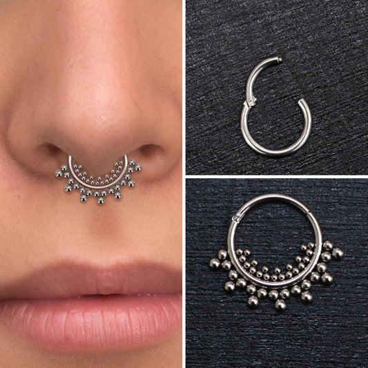 Titanium Septum Ring - TitaniumFashion