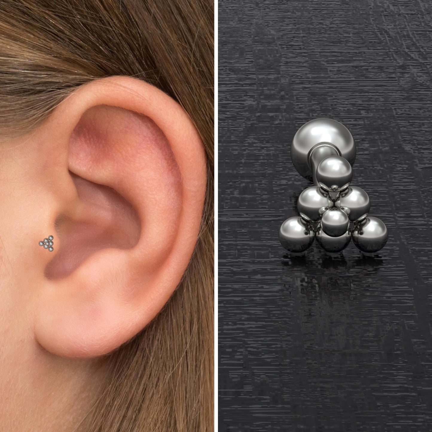 Titanium Cartilage Piercing - TitaniumFashion