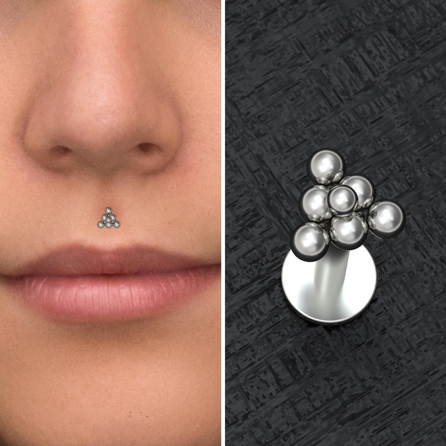 Lip Piercing Titanium Implant Grade - TitaniumFashion