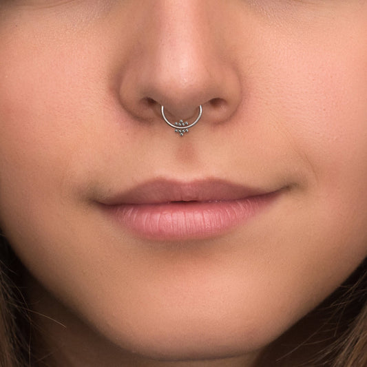 Septum Ring Surgical Steel - TitaniumFashion