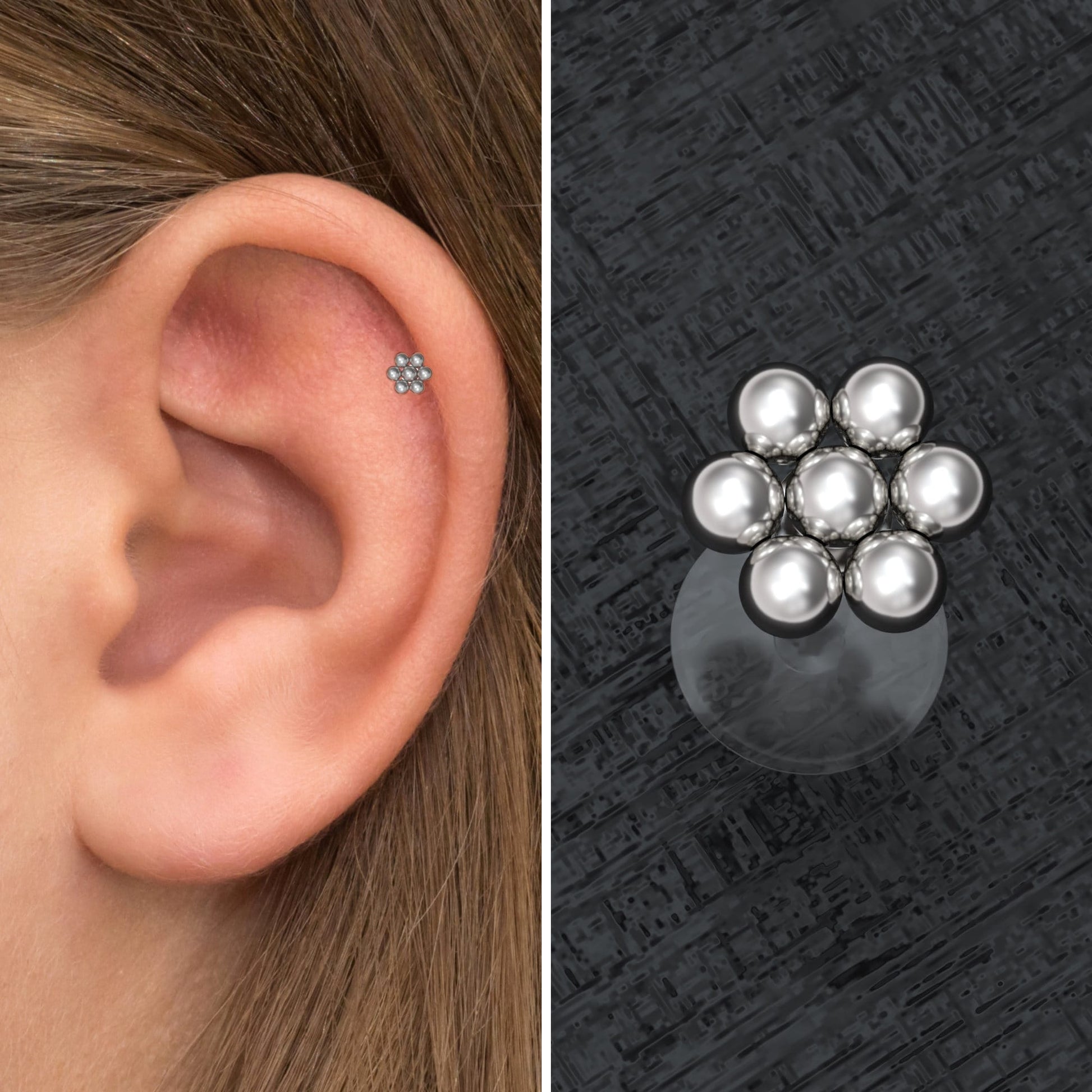 Cartilage Piercing Bioflex - TitaniumFashion